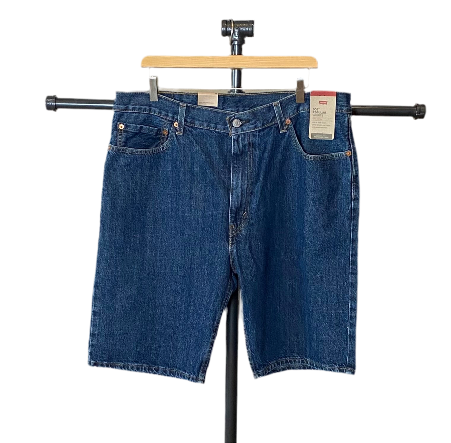 LEVI 505 JEAN SHORTS DARK BLUE W38 - Main Image