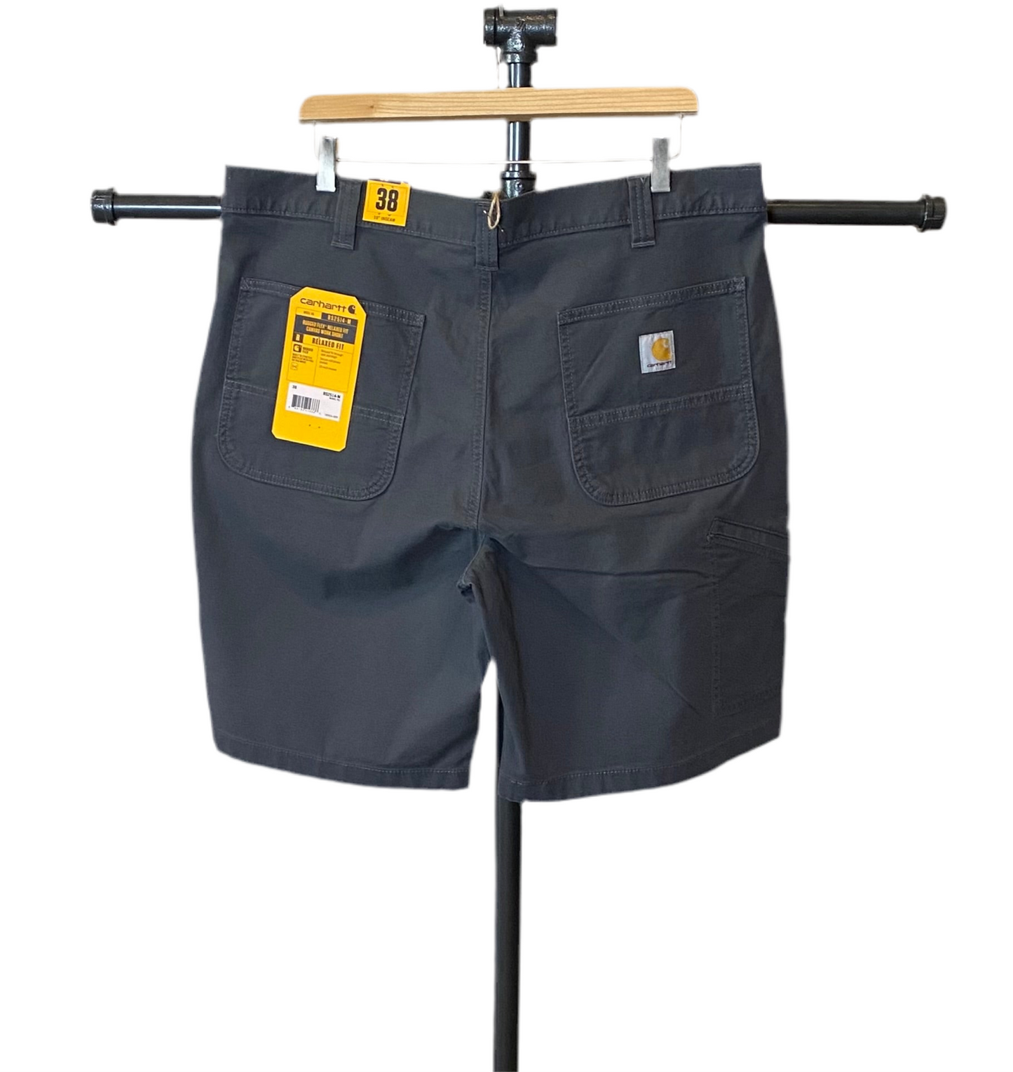 CARHARTT MENS RELAXED FIT CANVAS WORK SHORTS GRAY W36 SIZE W36