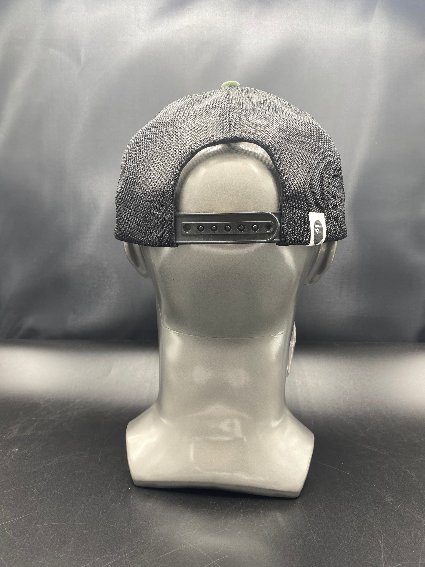 A Bathing Ape Undefeated With Pin Green Camo Snapback