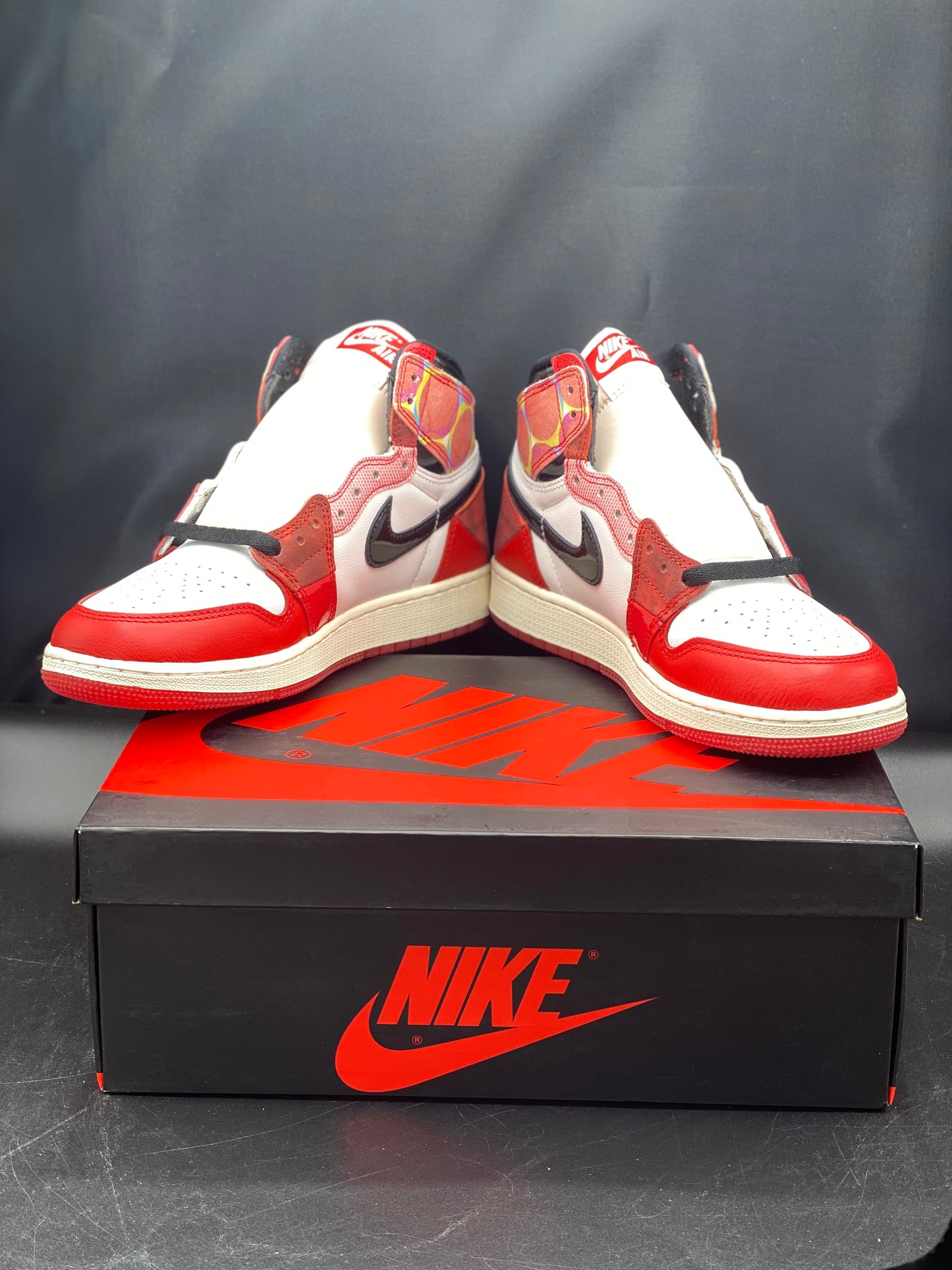 Air Jordan 1 High OG Spider Man Across the Spider Verse Size 7Y W 8.5