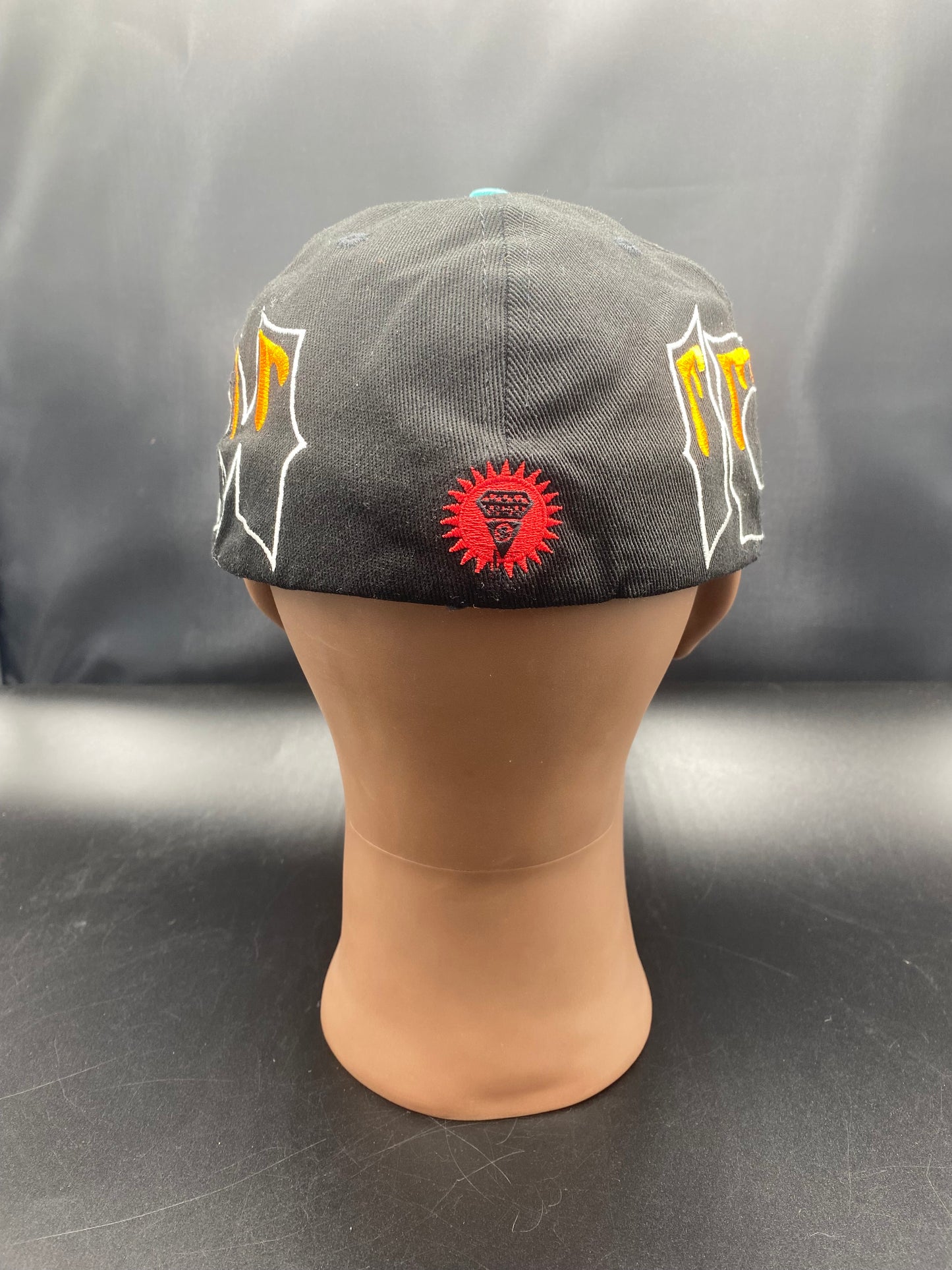 ICE CREAM BBC Embroidered 6 Panel Flat Cap Hat Black