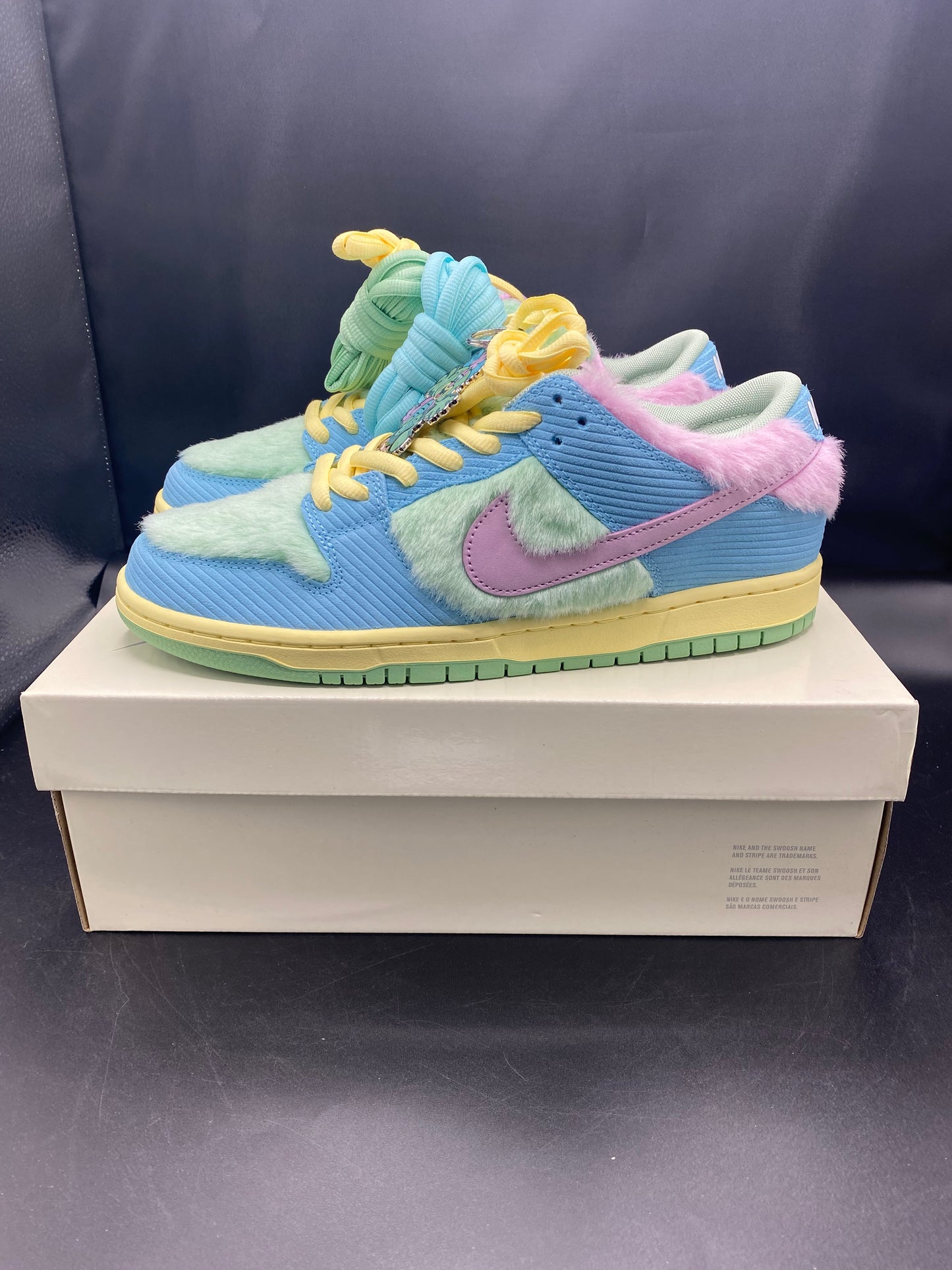 Nike SB Dunk Low Verdy Visty Blue Gaze/Artic Pink Size M 10.5 W 12