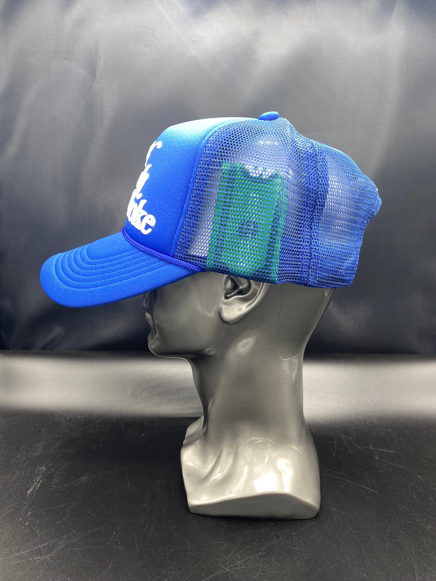 Pretty Much Broke Trucker Cap Blue & White