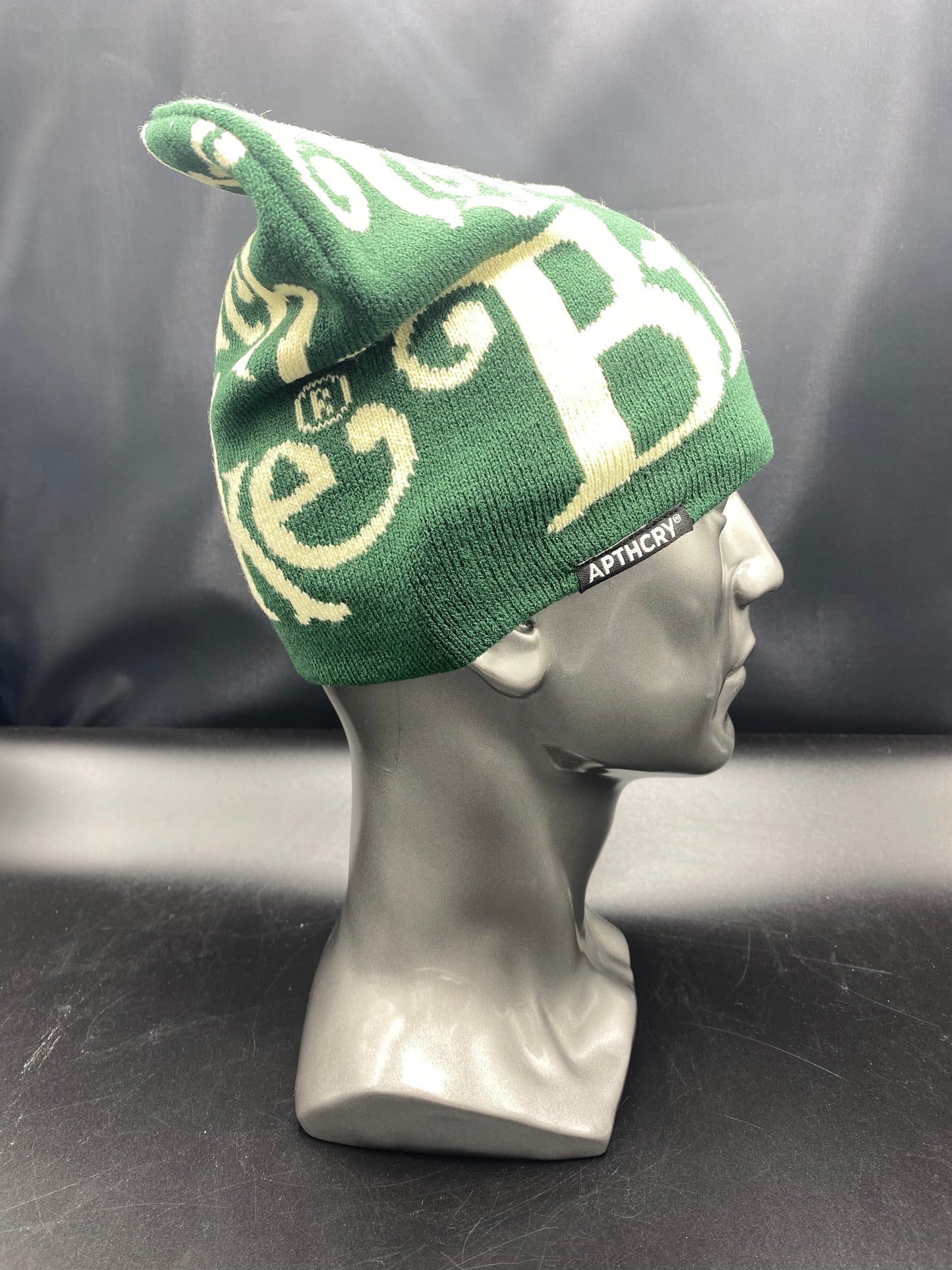 Pretty Much Broke Beanie Green/Cream