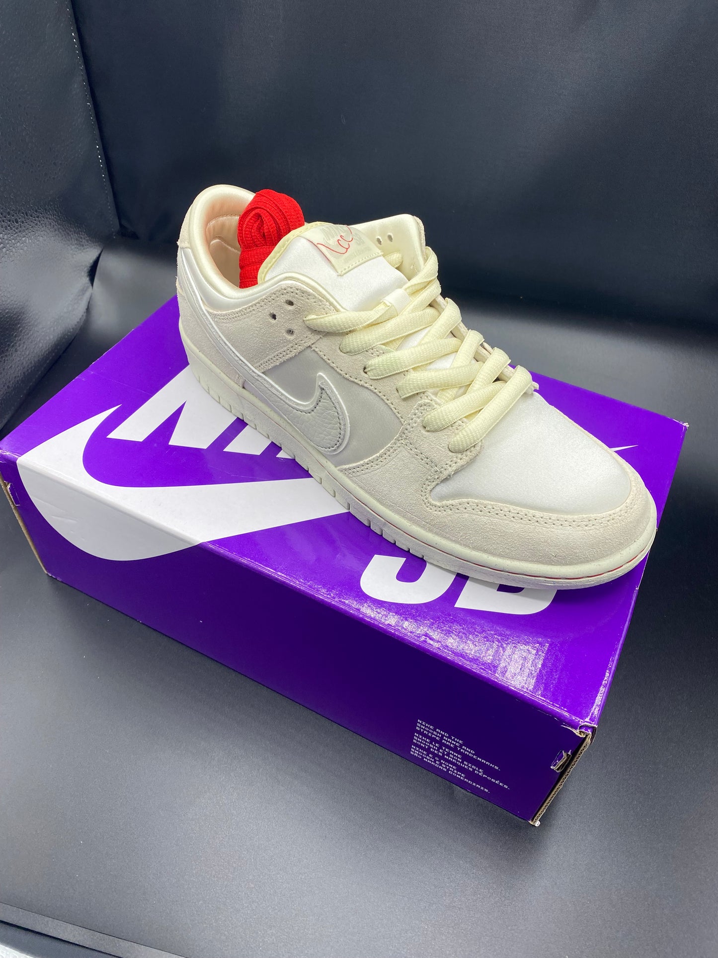 NIKE SB DUNK LOW PRM COCONUT MILK/LIGHT BONE SIZE M 9 W 10.5