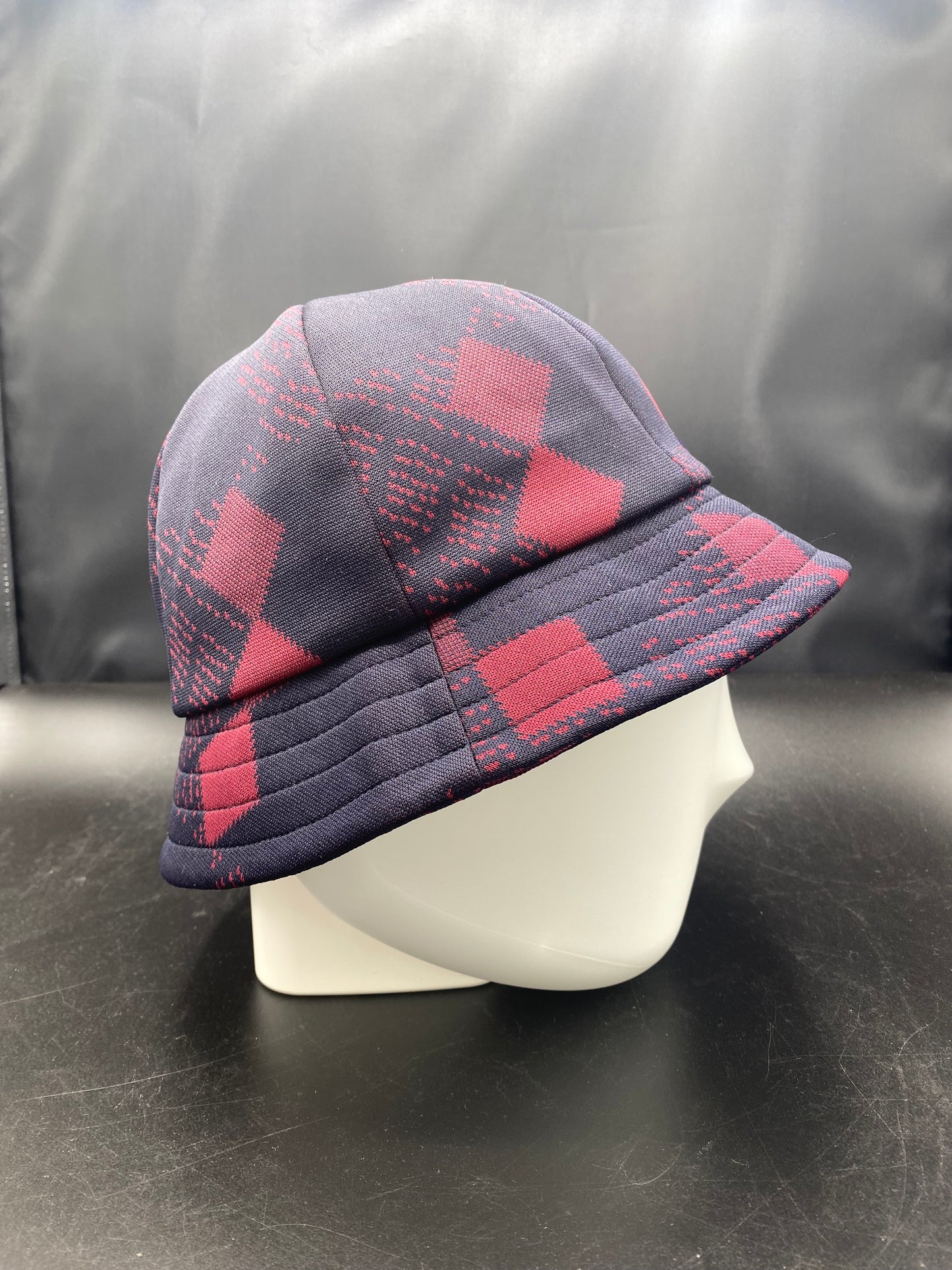 Needles Bermuda Hat Navy/Maroon Black- Medium