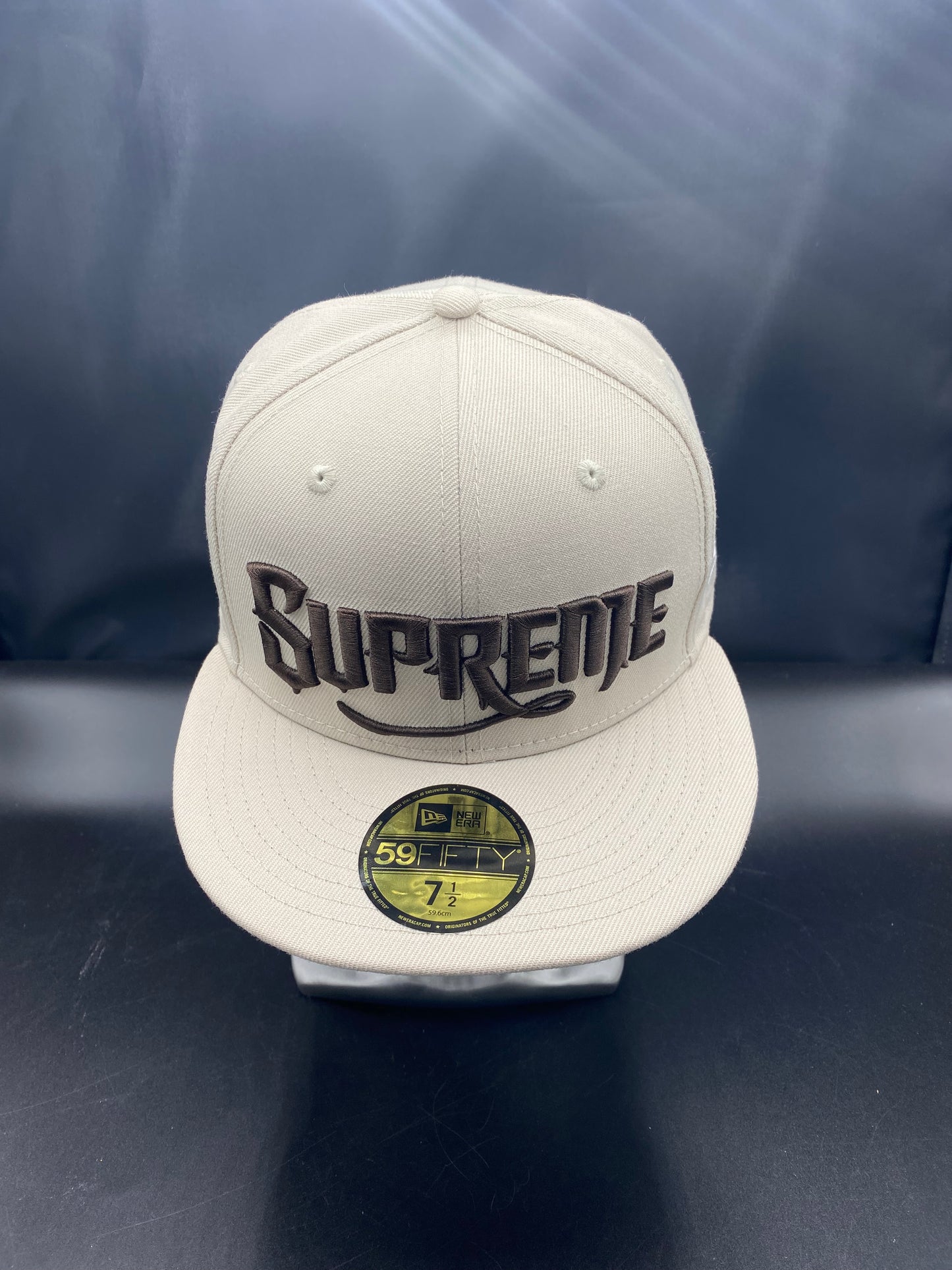 Supreme New Era Mister Cartoon 59Fifty Fitted Cap - Stone
