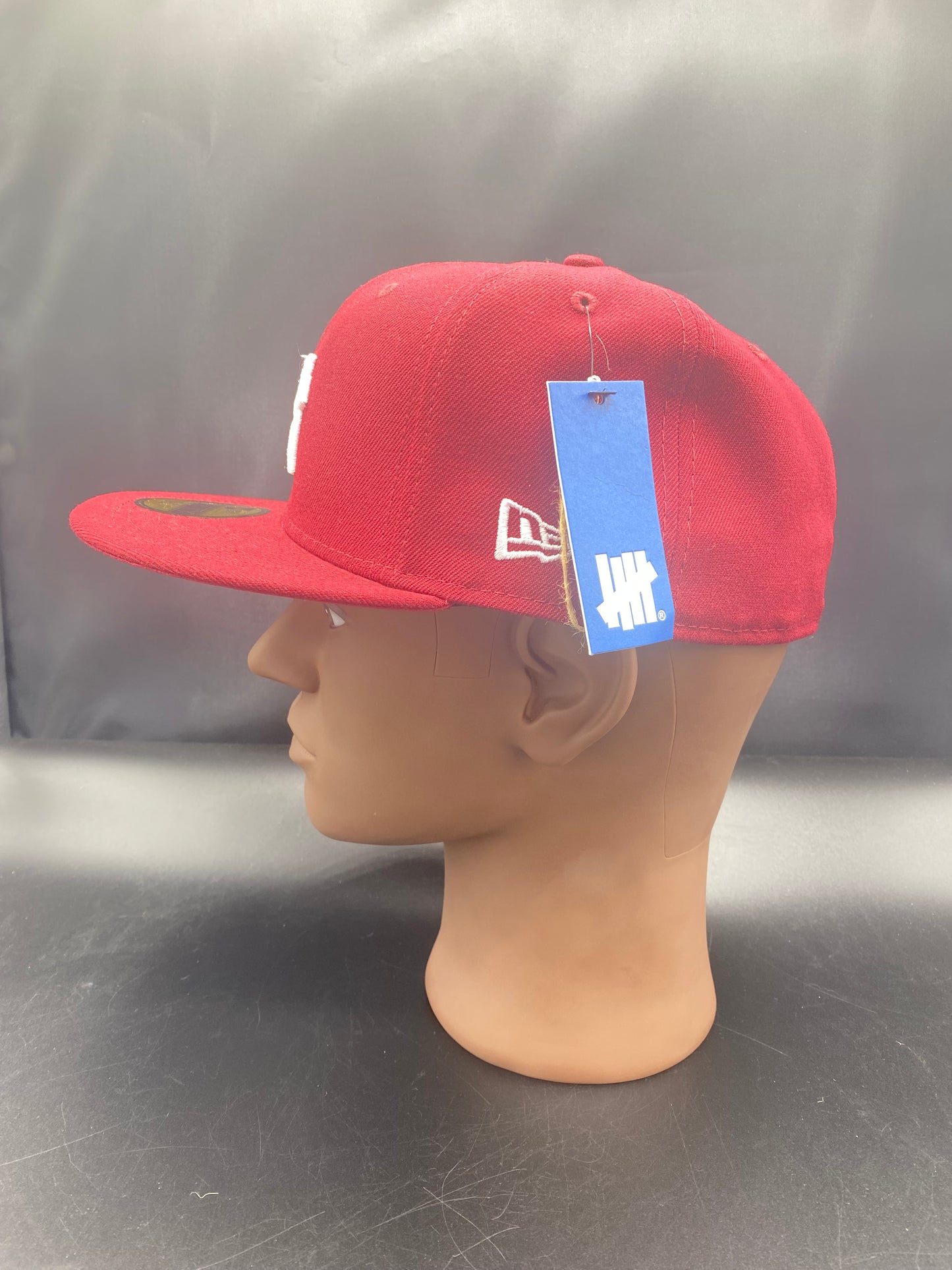 Undefeated Play Dirty X New Era Maroon Fitted Hat Size 7 3/8