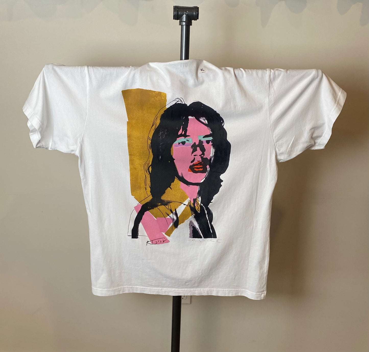 Uniqlo Andy Warhol's Collages Mick Jagger Graphic T Size XL