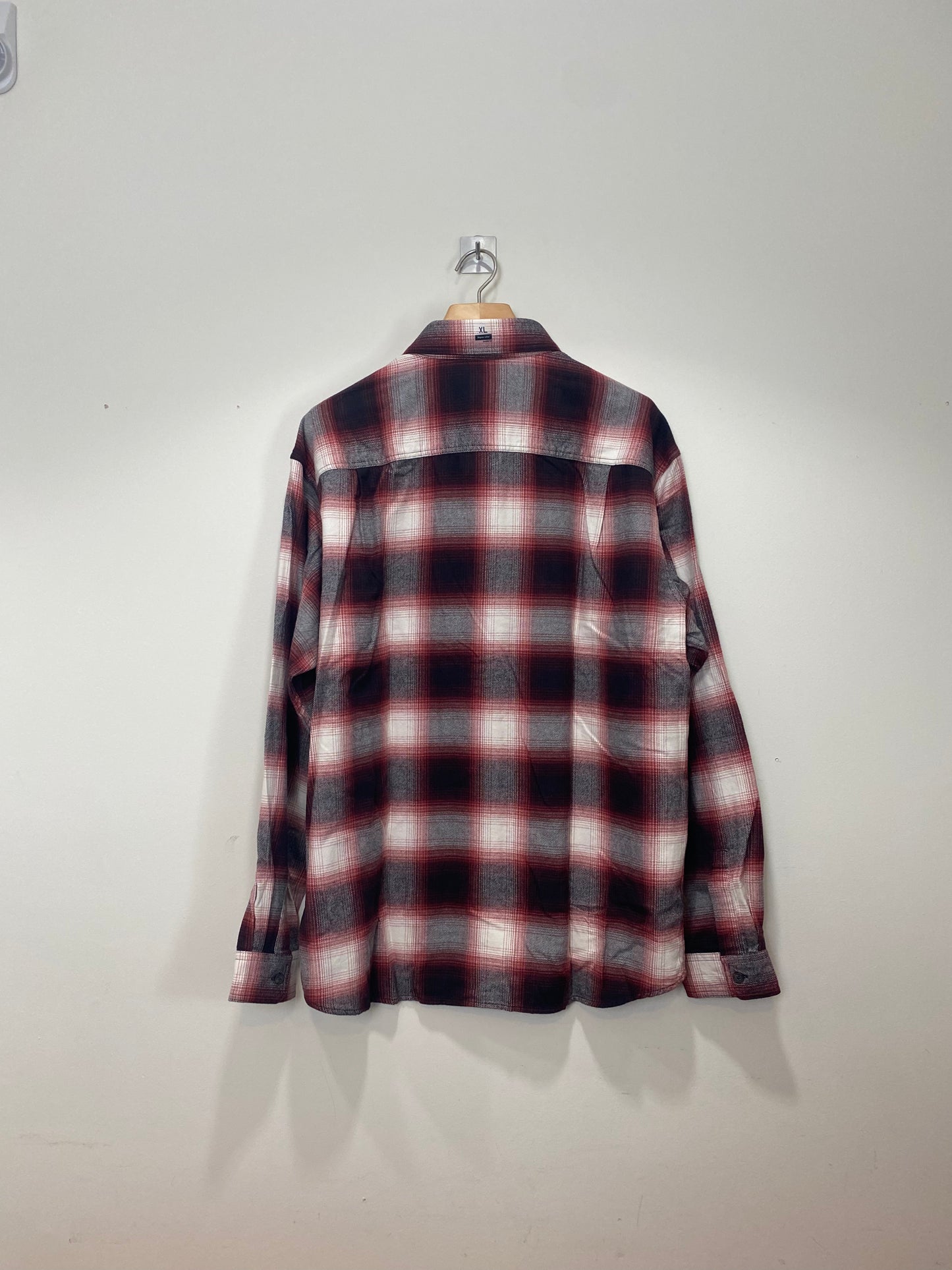 Uniqlo FLANNEL Red SHIRT CHECKED Size XL
