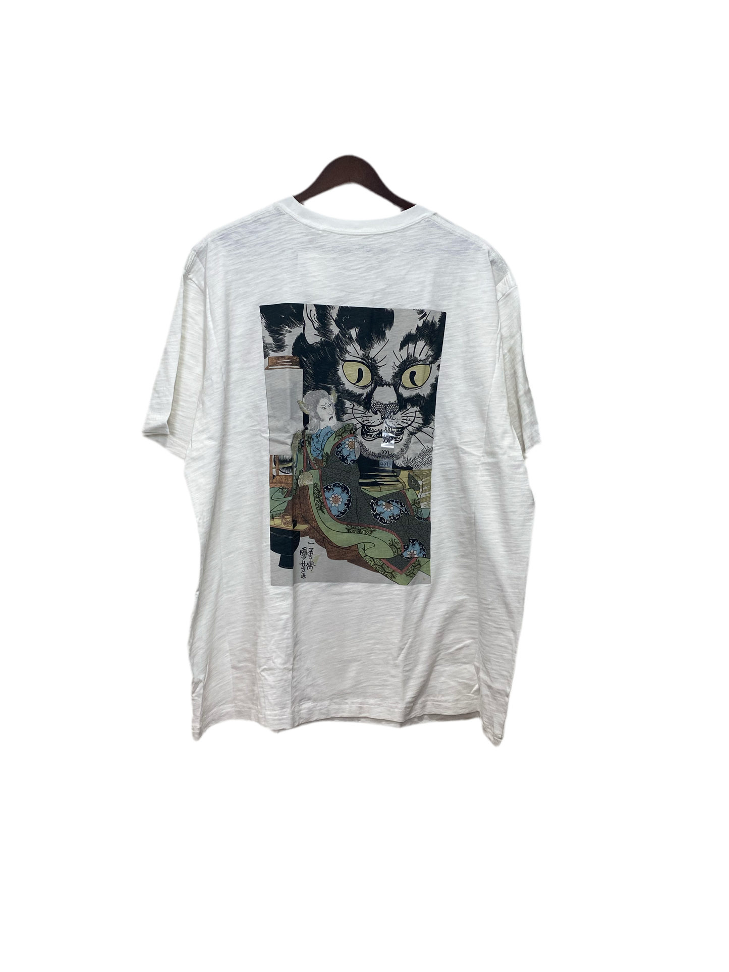 Uniqlo Graphic T Shirt UKIYO -E Dark Fantasy UT Cat Size XXL
