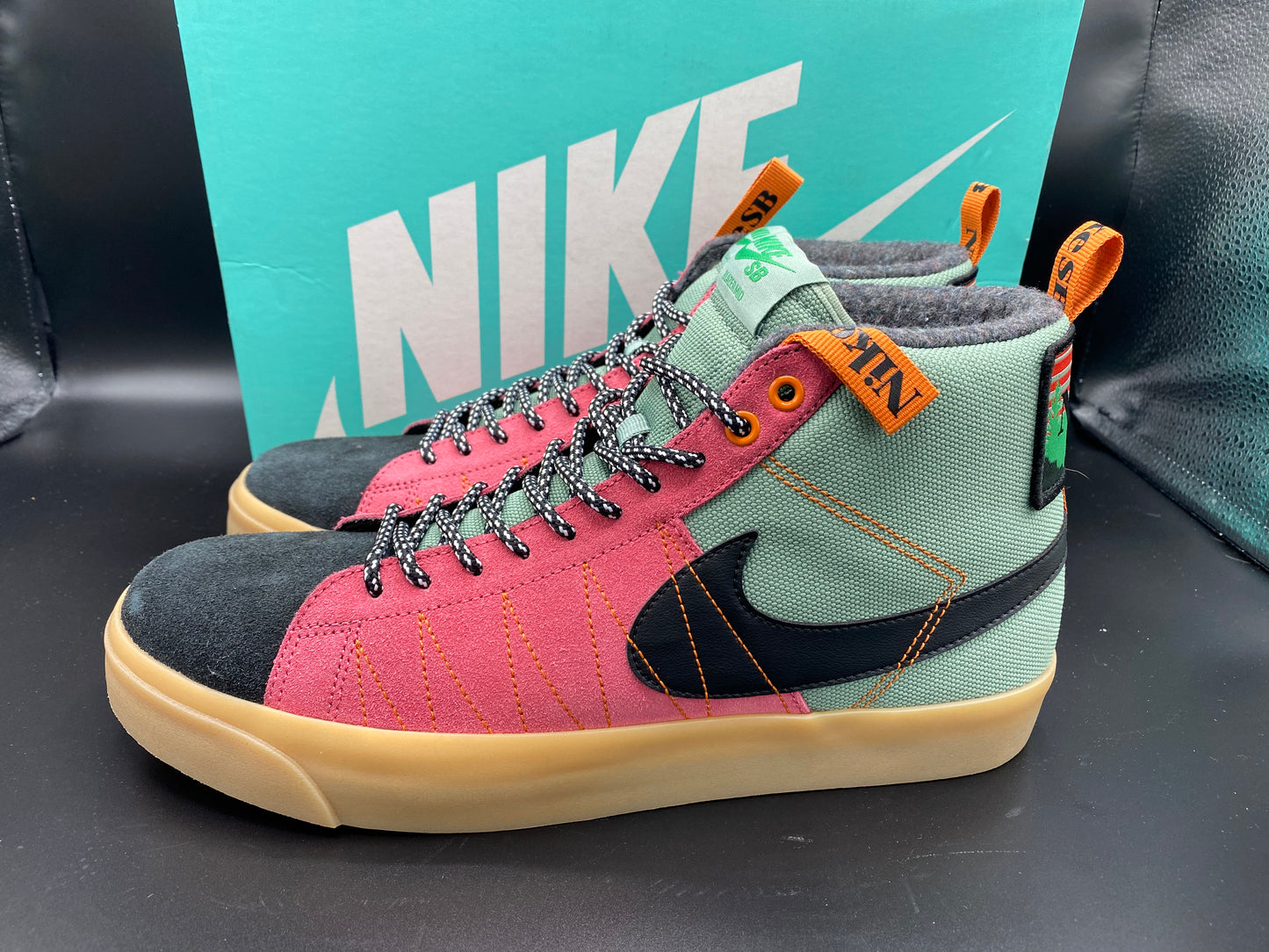 Nike SB Zoom Blazer Mid PRM "Acclimate Jade Smoke" Size M 8.5 W 10
