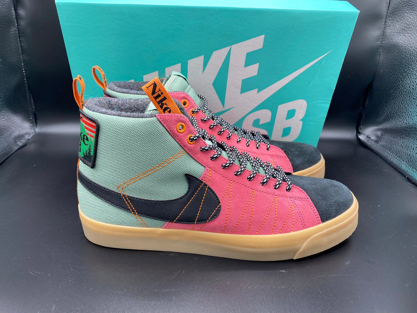 Nike SB Zoom Blazer Mid PRM "Acclimate Jade Smoke" Size M 8.5 W 10