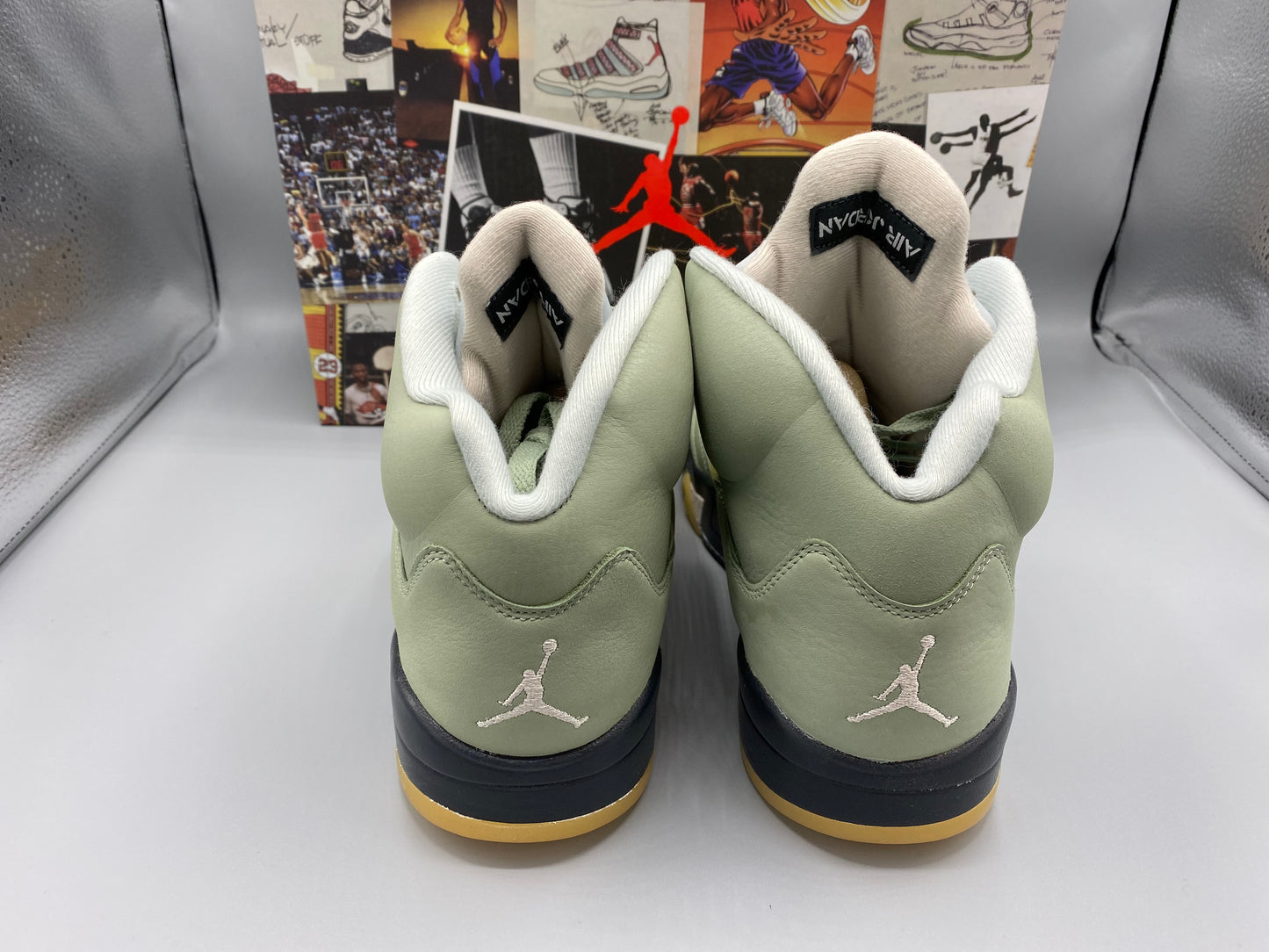 Air Jordan 5 Retro "Jade Horizon" Size M 10.5 W 12