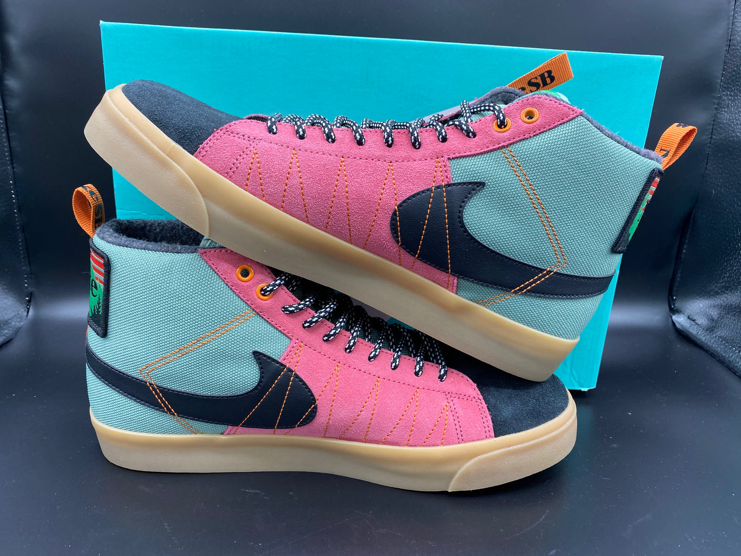 Nike SB Zoom Blazer Mid PRM "Acclimate Jade Smoke" Size M 8.5 W 10