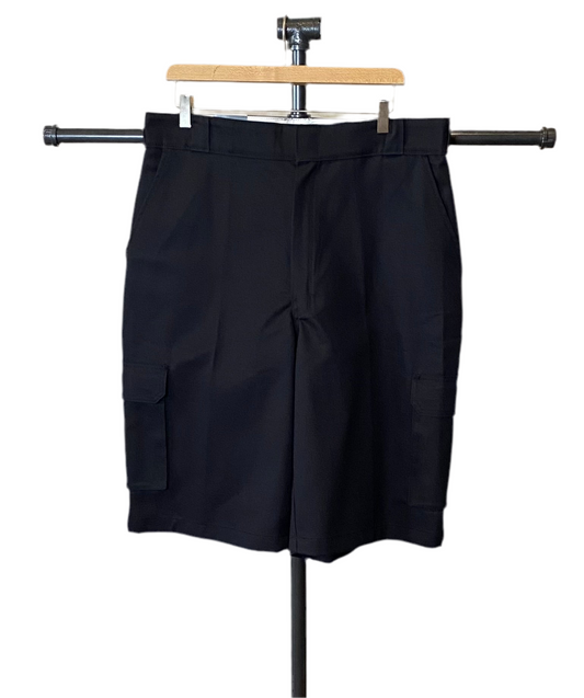DICKIES MENS FLEX RELAXED FIT CARGO SHORTS BLACK W38 Flex 13-Inch SIZE 38