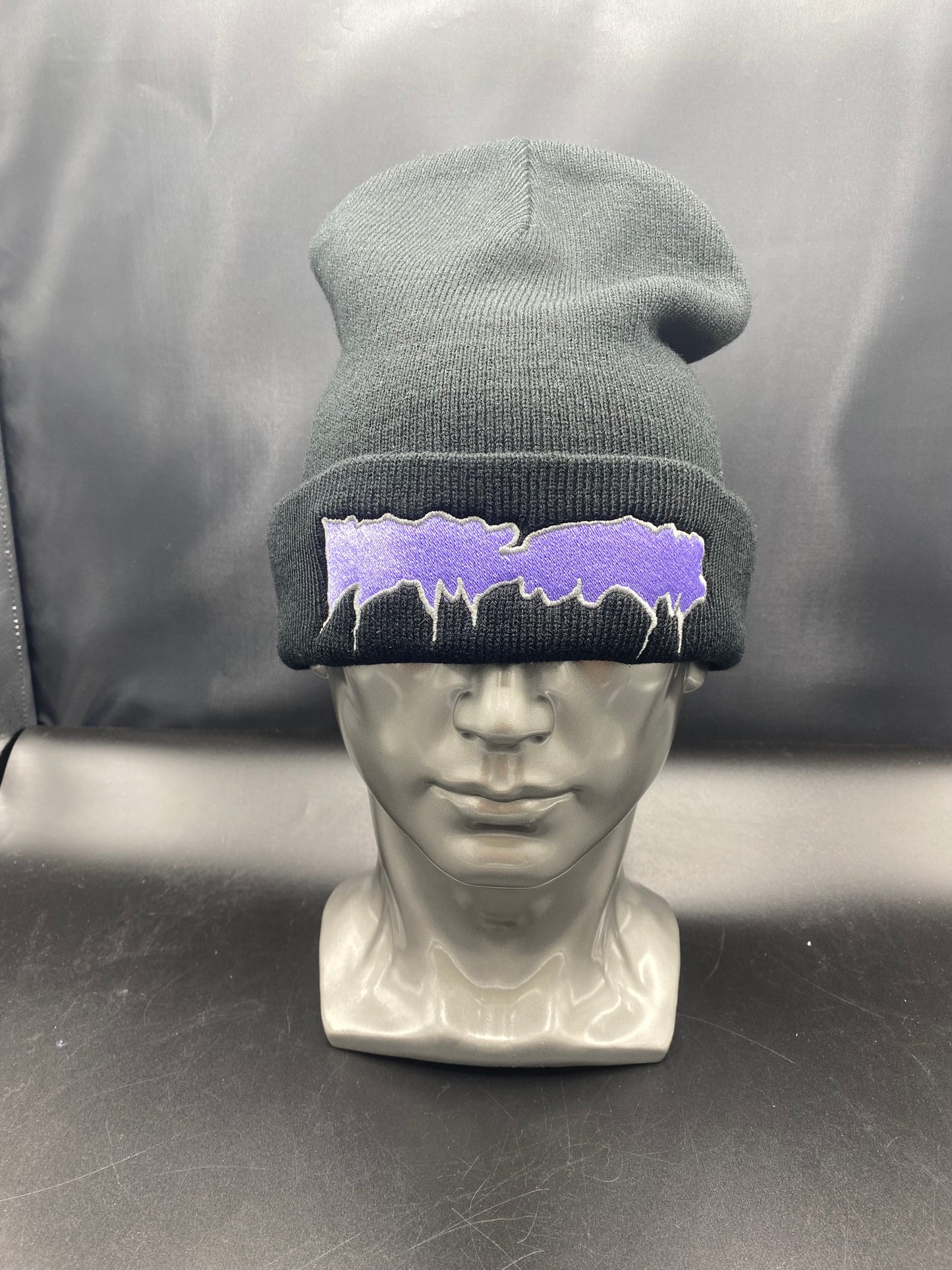 Fucking Awesome Beanie Black Purple