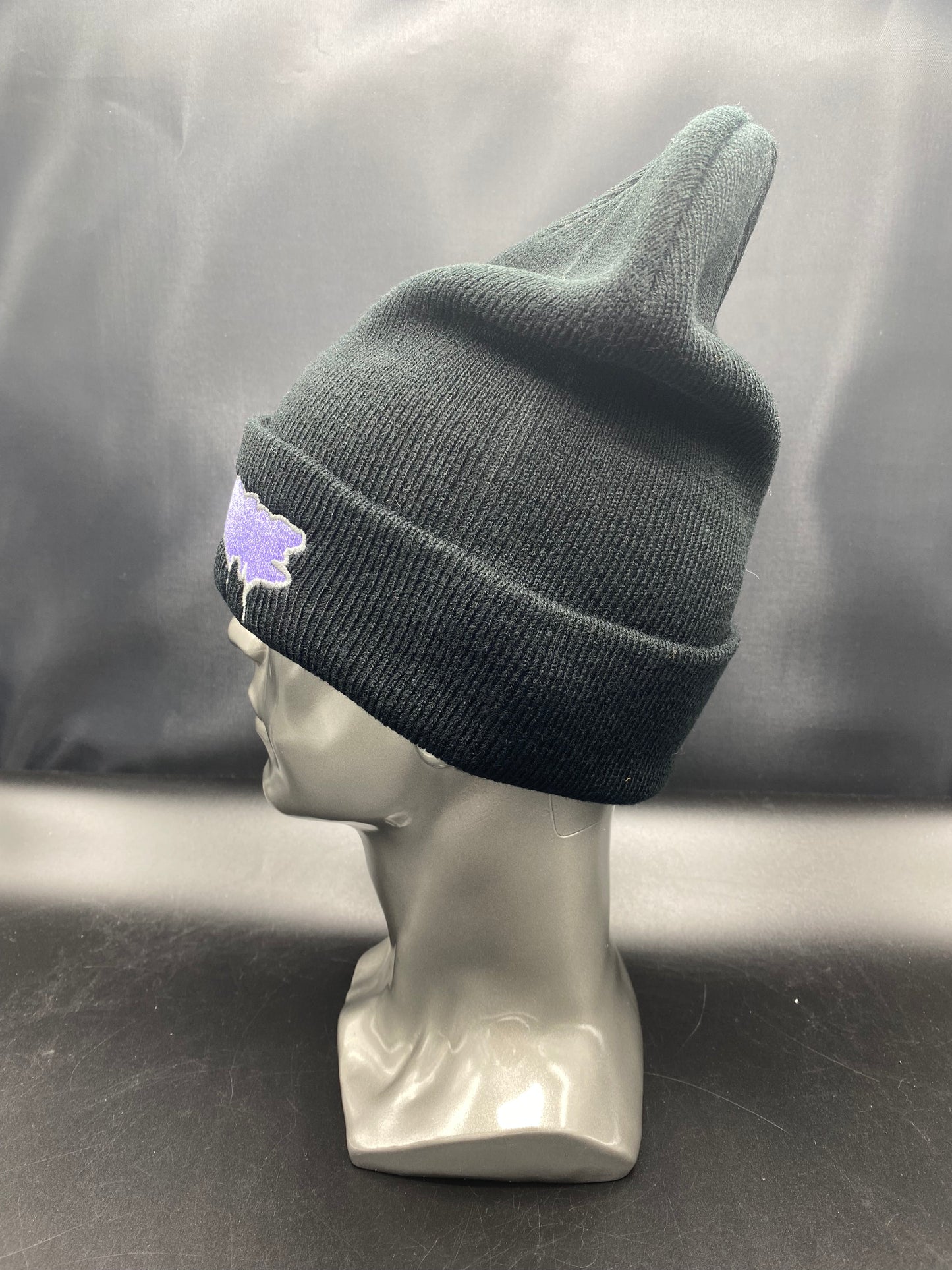 Fucking Awesome Beanie Black Purple