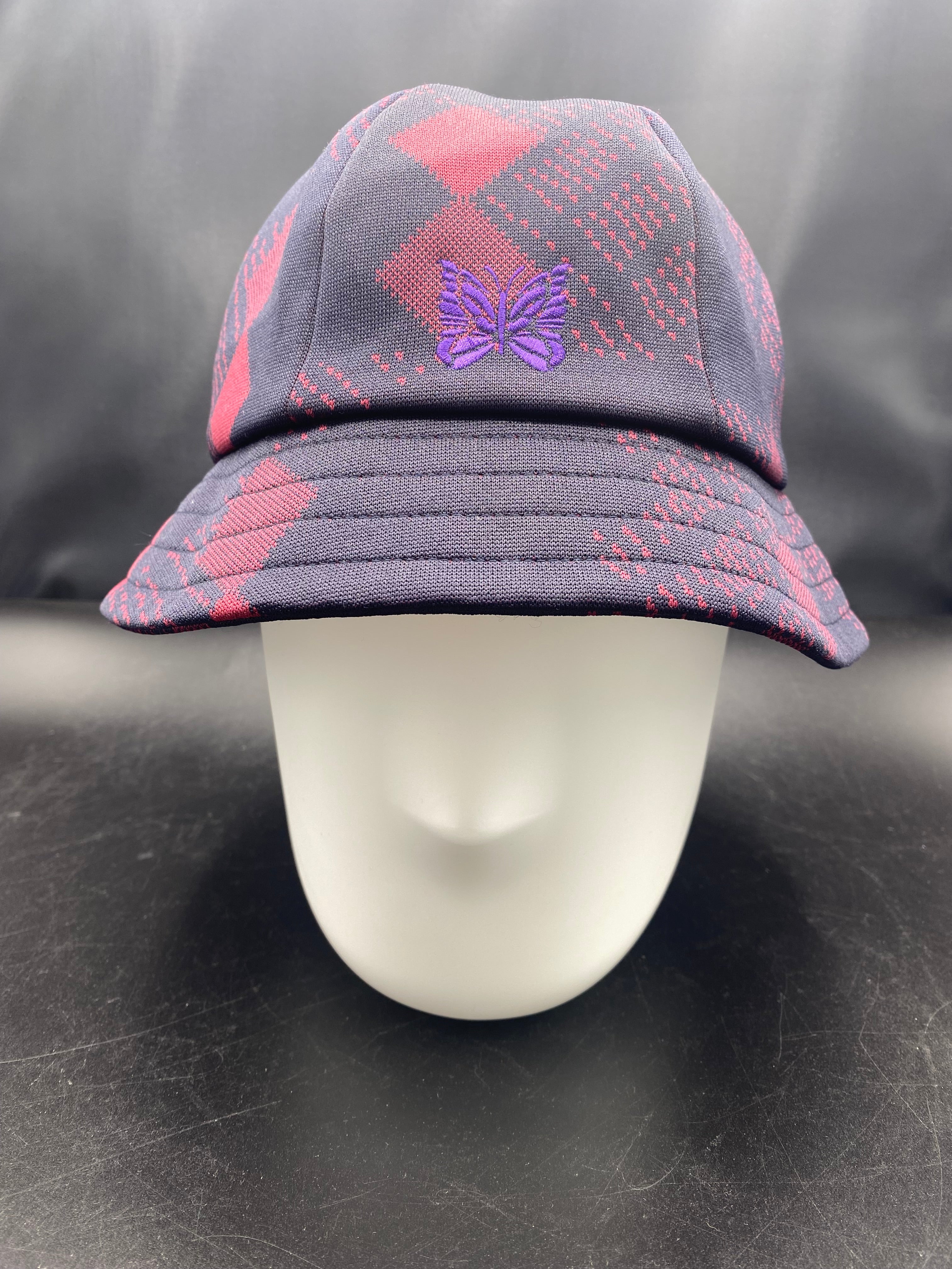 Needles Bermuda Hat Navy/Maroon Black- Medium