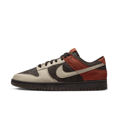 Nike Dunk Low Velvet Brown/Rugged Orange/Campfire Orange/Sanddrift Size M 8 W 9.5