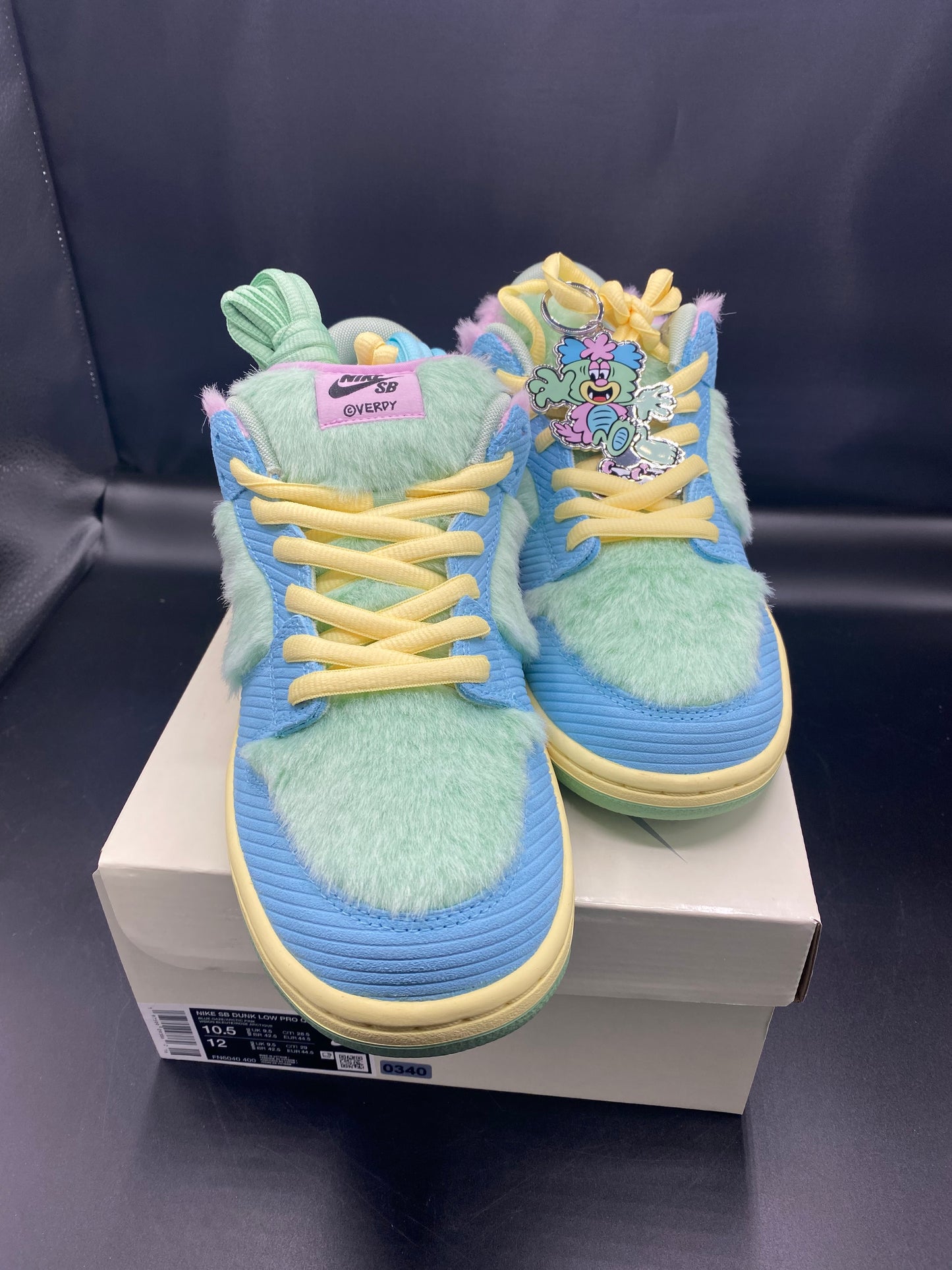 Nike SB Dunk Low Verdy Visty Blue Gaze/Artic Pink Size M 10.5 W 12