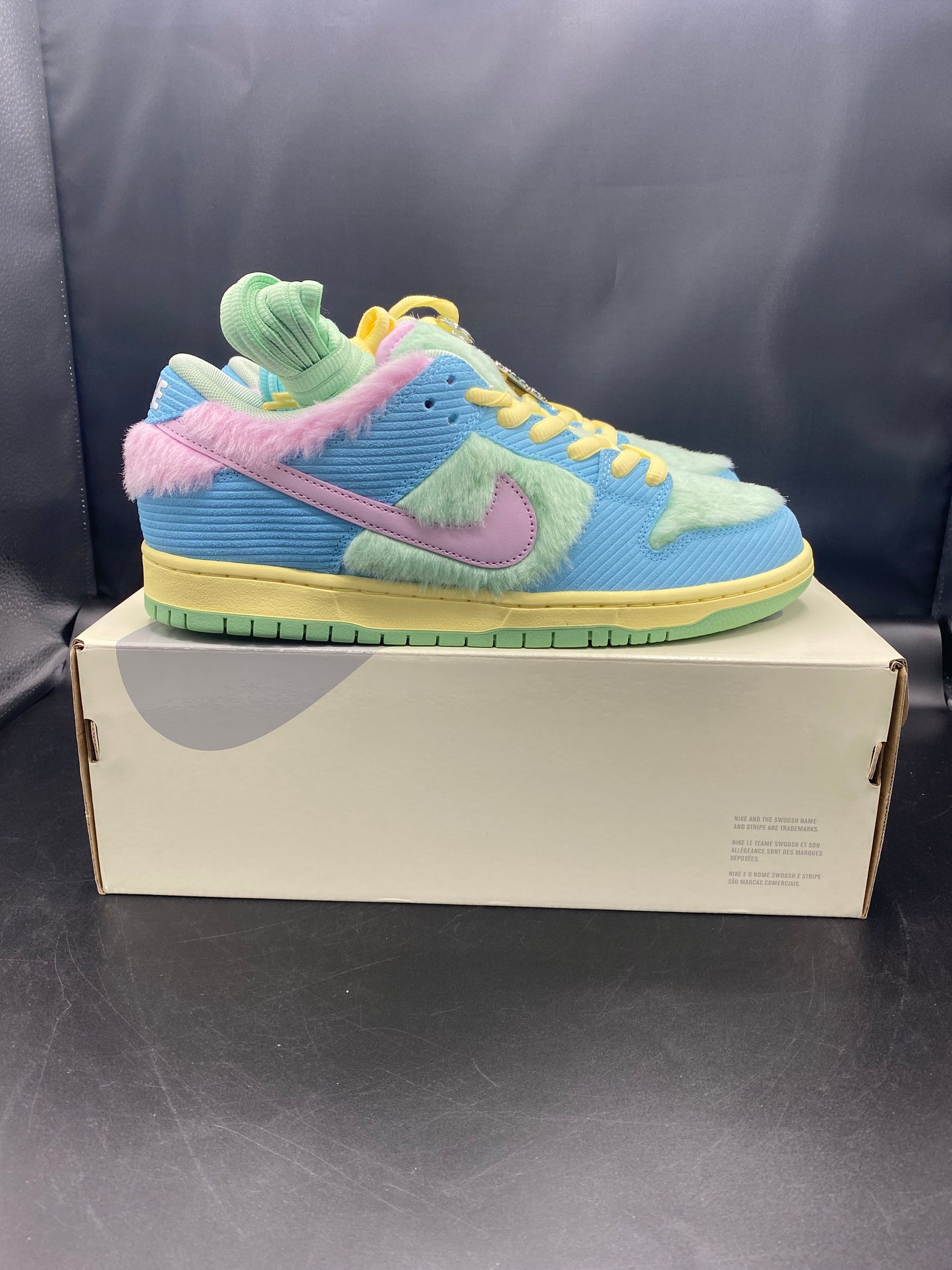 Nike SB Dunk Low Verdy Visty Blue Gaze/Artic Pink Size M 10.5 W 12
