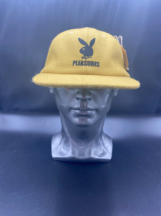 Pleasures PB Wool Strapback Hat Yellow