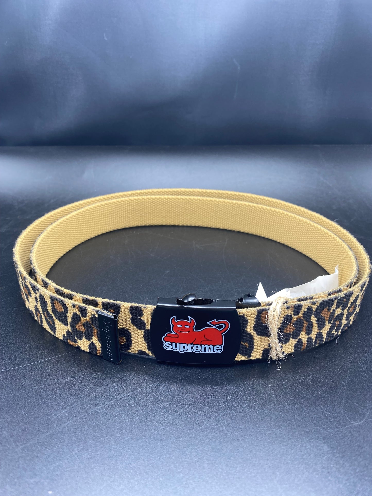 SUPREME Toy Machine Webbing Belt Leopard