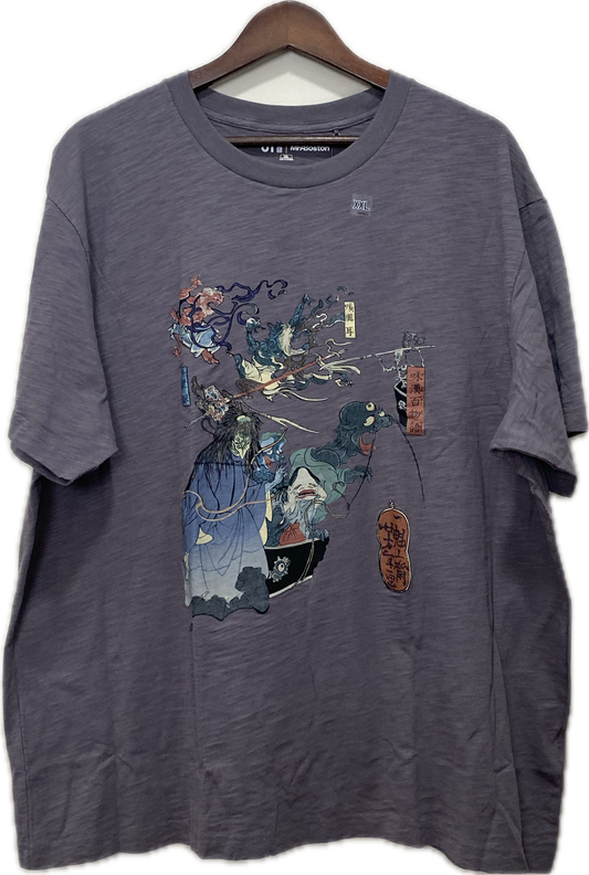 Uniqlo Graphic T UKIYO_E Dark Fantasy UT Graphic T -Shirt Size XXL