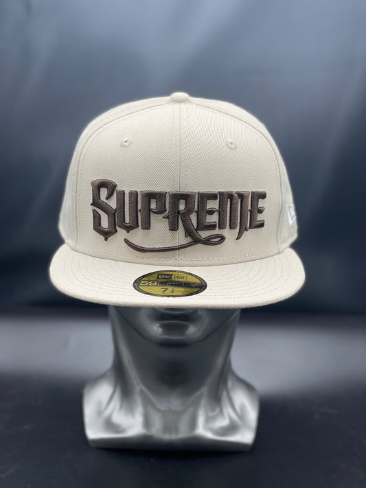 Supreme New Era Mister Cartoon 59Fifty Fitted Cap - Stone