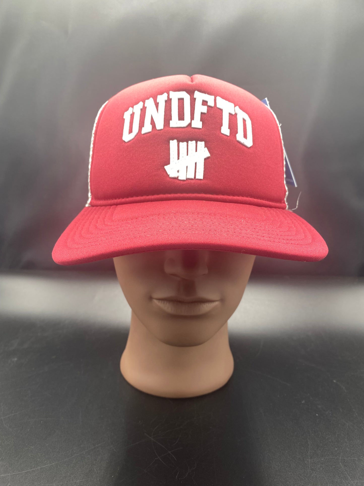 UNDFTD 6 Panel Trucker Hat Maroon Gray