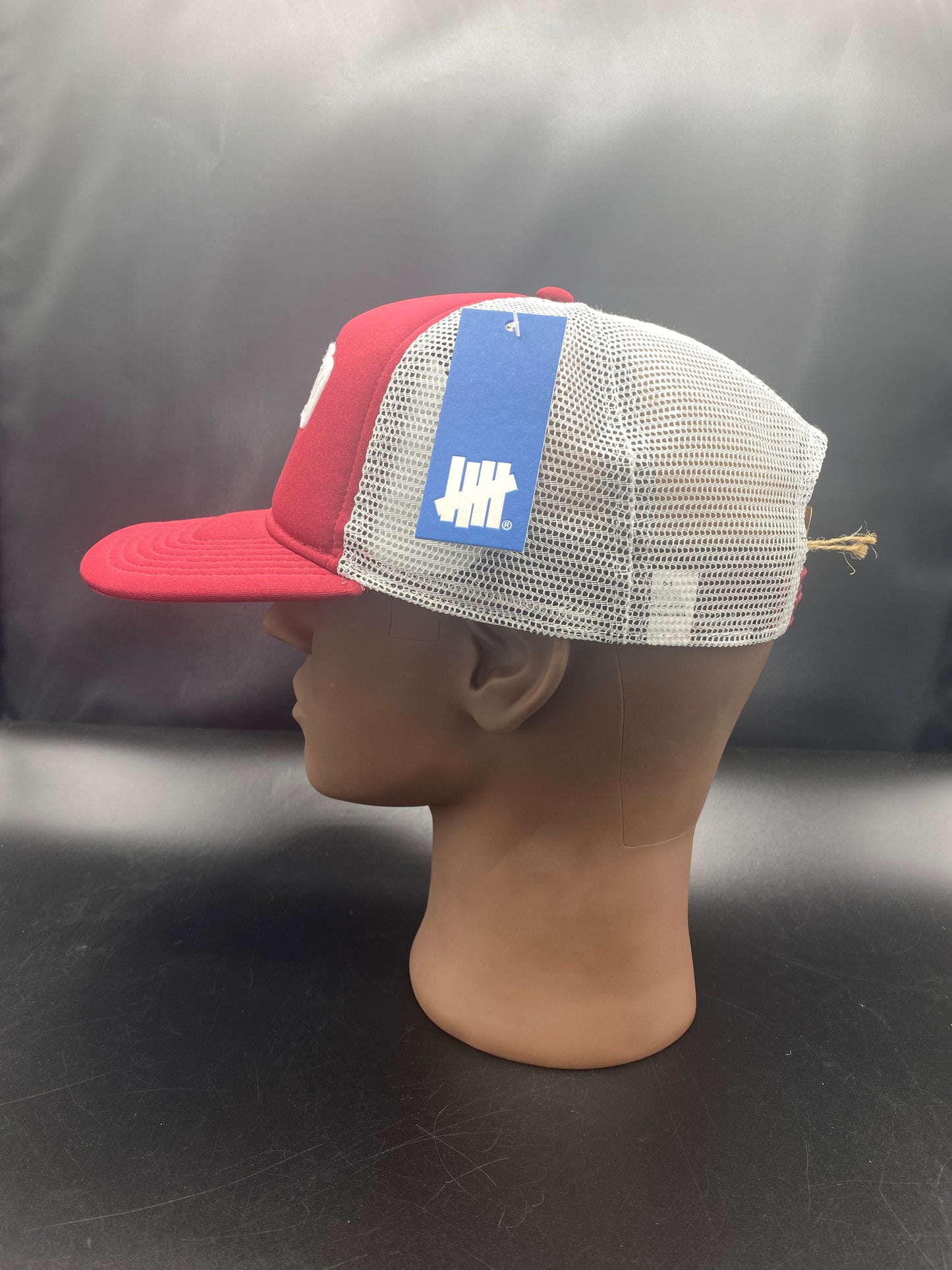 UNDFTD 6 Panel Trucker Hat Maroon Gray
