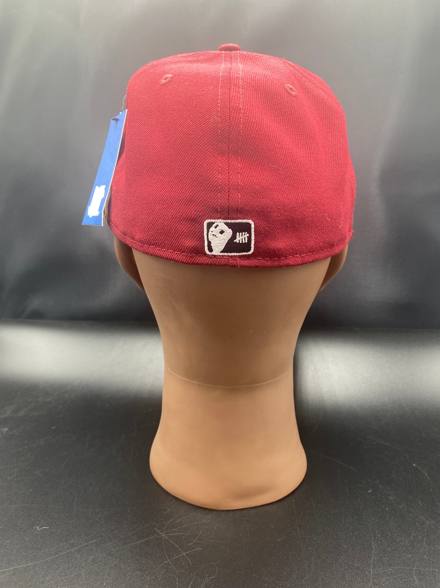 Undefeated Play Dirty X New Era Maroon Fitted Hat Size 7 3/8