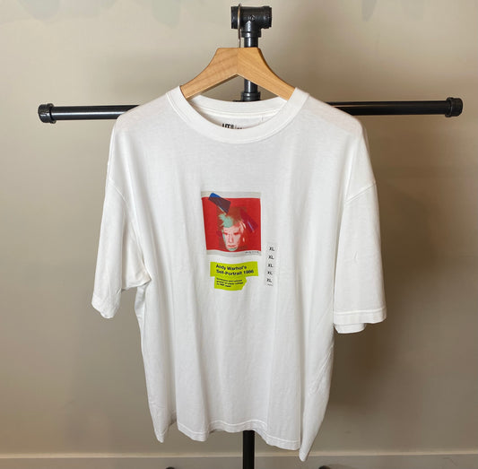Uniqlo Andy Warhol's Collages Self Portrait 1986 Graphic T Size XL