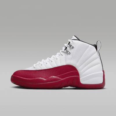 Air Jordan 12 "Cherry" White/Varsity Red/Black Size M 10.5 W 12