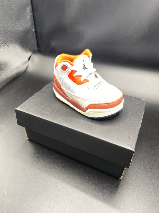 JORDAN 3 RETRO SE (TD) WHITE/BLACK-MARS STONE SIZE 3Crib