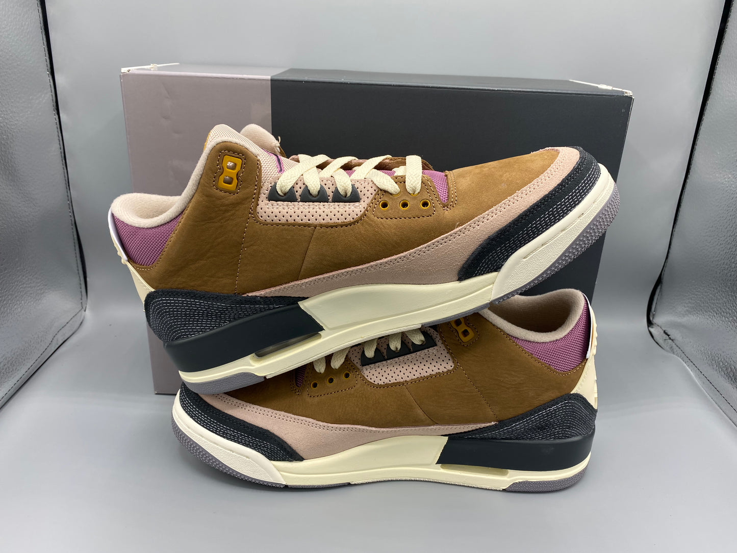 Air Jordan 3 Retro " Winterized Archaeo Brown" Size M 10.5  W 12