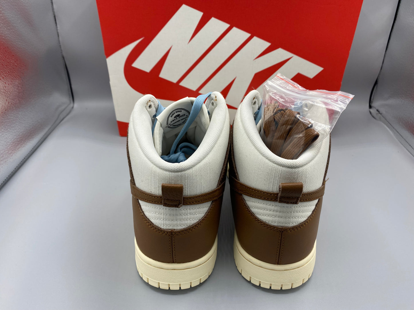 Nike Dunk High Retro PRM   "Pecan" Size M 10.5 W 12