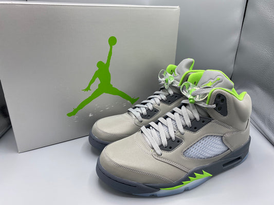 Air Jordan 5 Retro "Green Bean" Size M 10.5 W 12