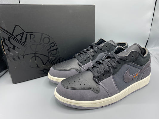 Air Jordan 1 Low SE Craft "Inside Out Black" Size M 10.5 W 12