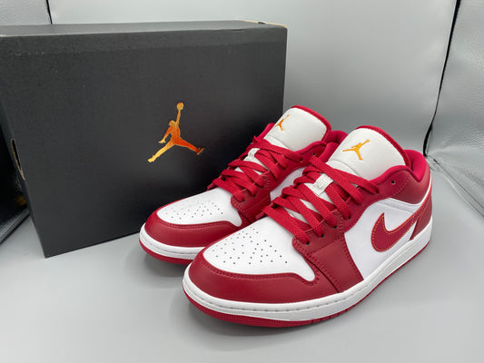 Air Jordan 1 Low "Cardinal Red' Size M 10.5 W12